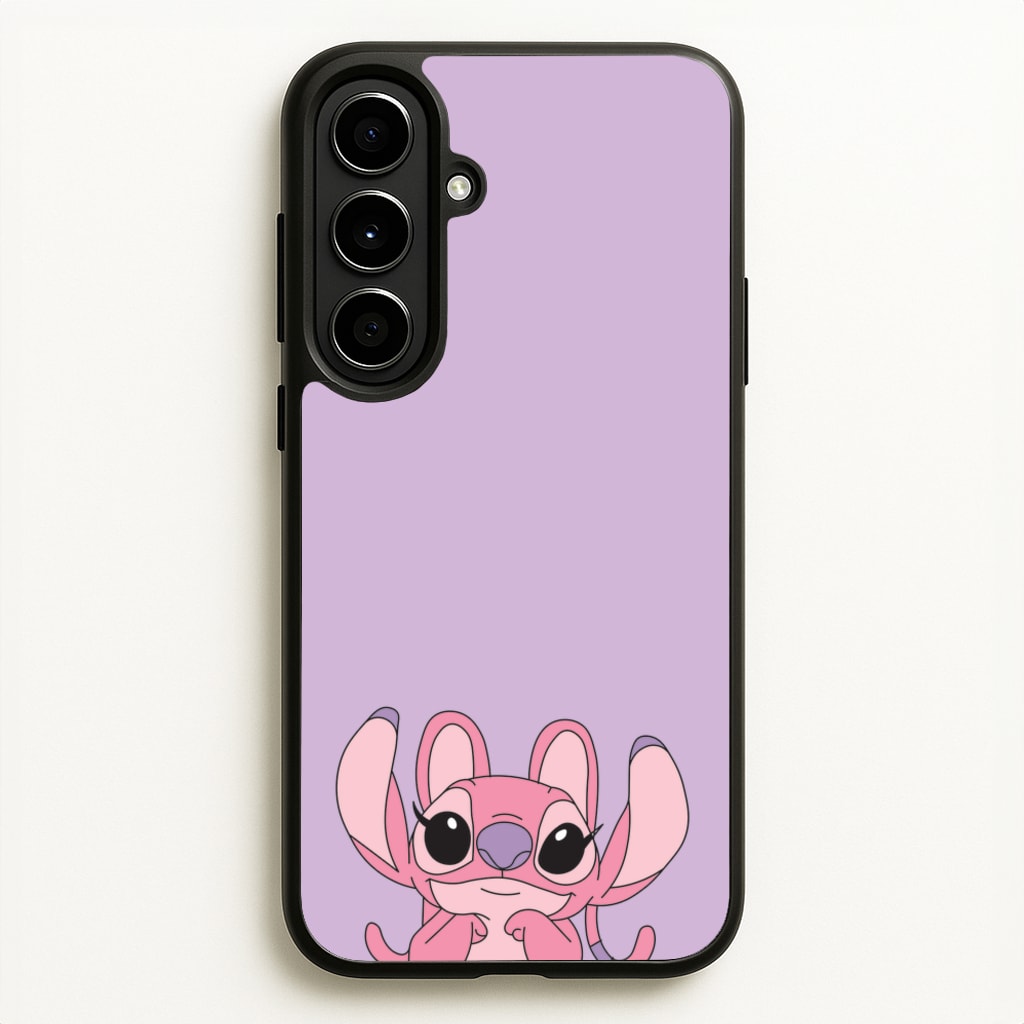 Gazing - Pink Alien - Angel Stitch Phone Case for Galaxy A56