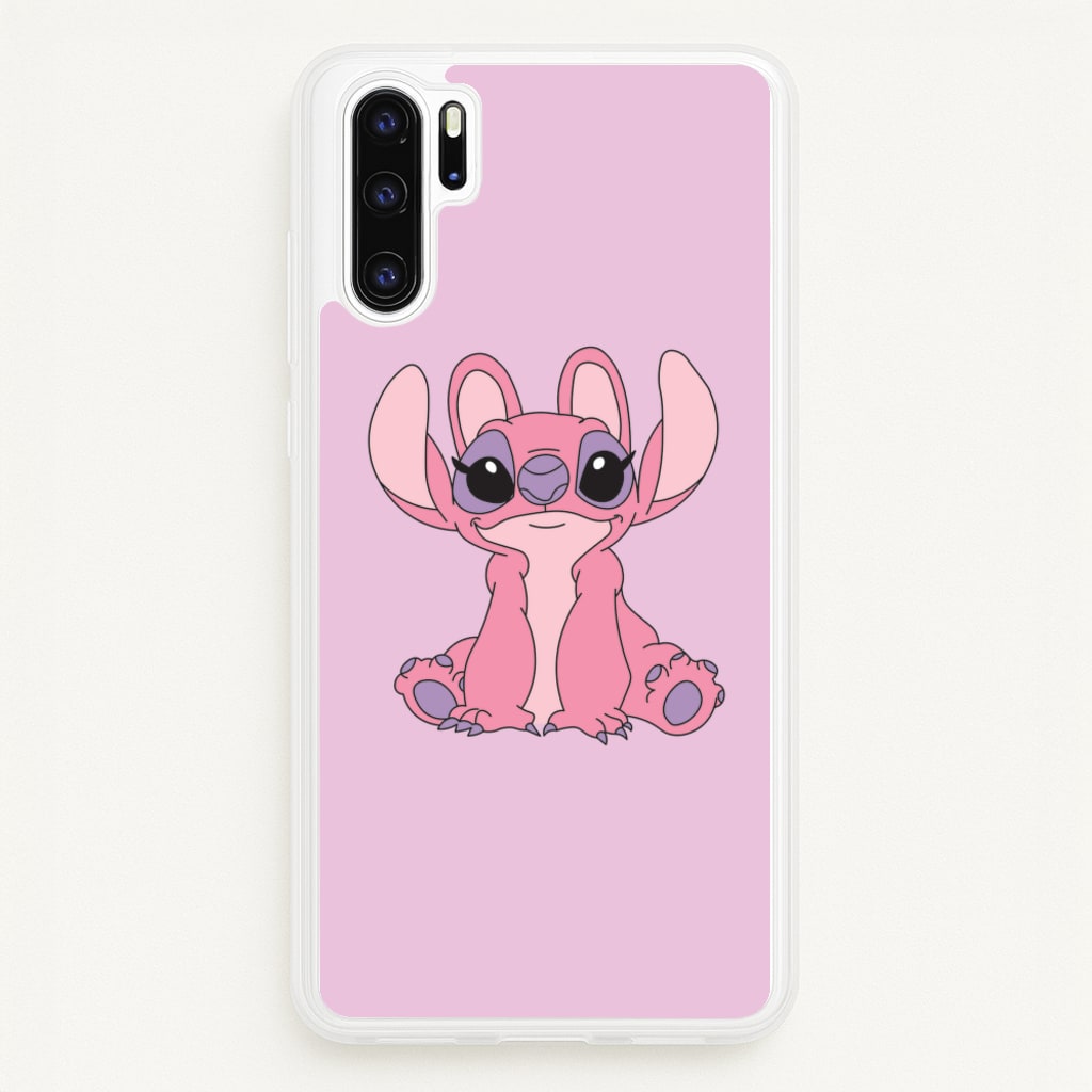 Sitting Down - Pink Alien  - Angel Stitch Phone Case for Huawei P30 Pro