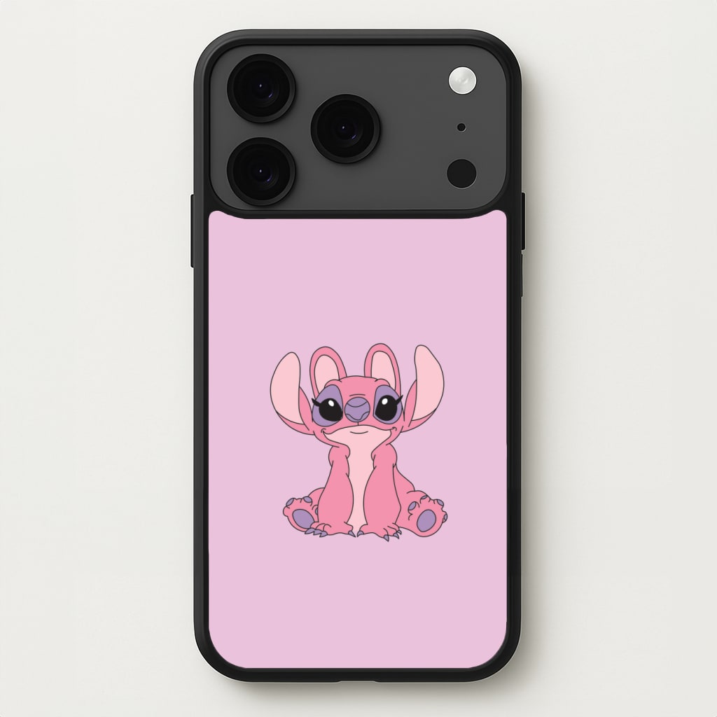 Sitting Down - Pink Alien Phone Case for iPhone 17 Pro