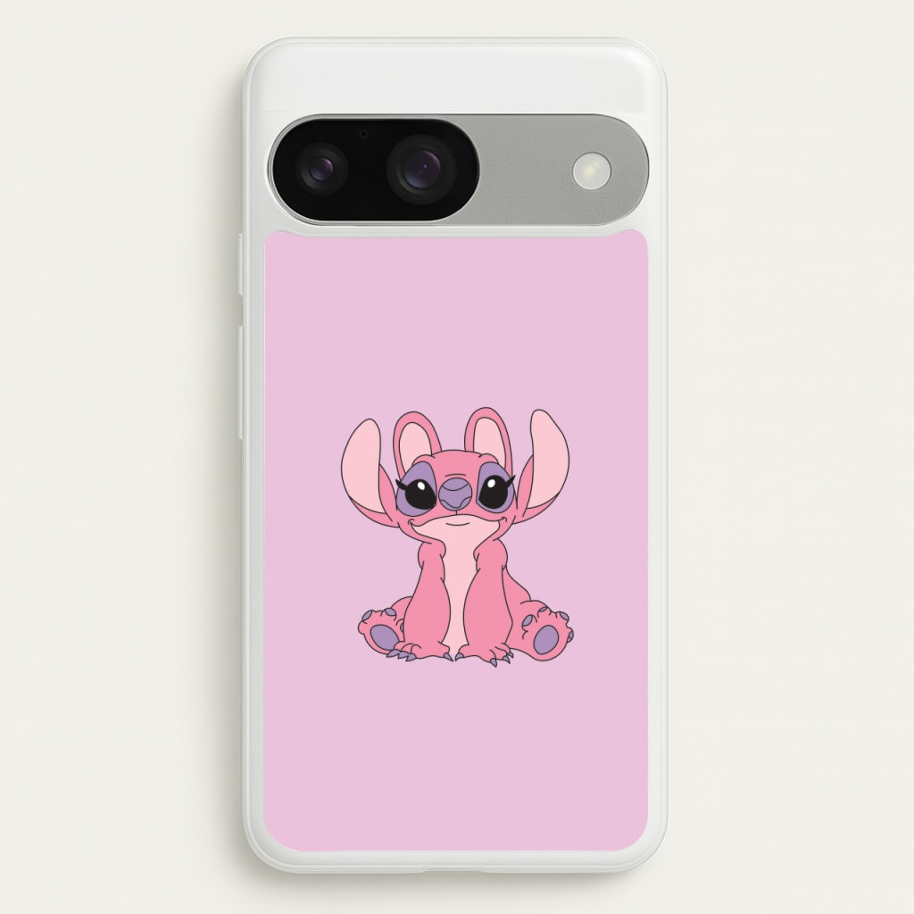 Sitting Down - Pink Alien  - Angel Stitch Phone Case for Google Pixel 9 / 9 Pro