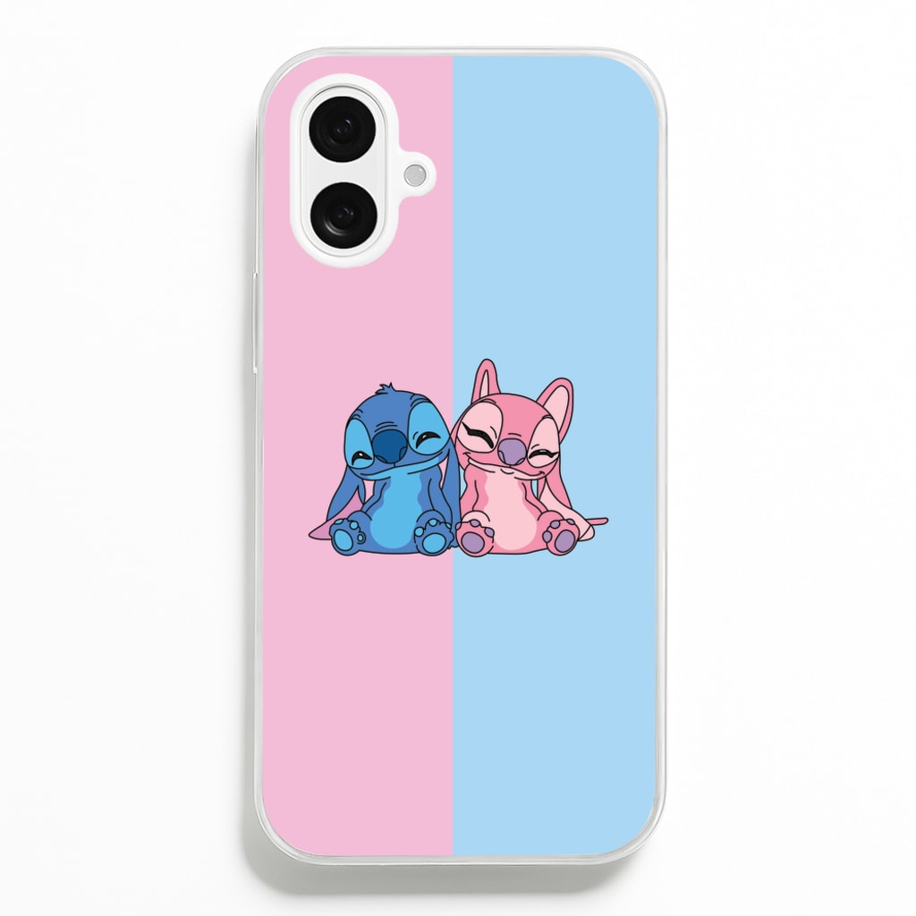 Best Friends - Pink Alien - Angel Stitch Phone Case for iPhone 16 Plus