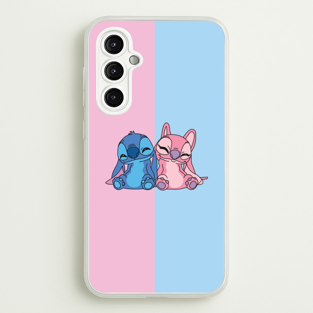 Best Friends - Pink Alien - Angel Stitch Phone Case for Galaxy A14