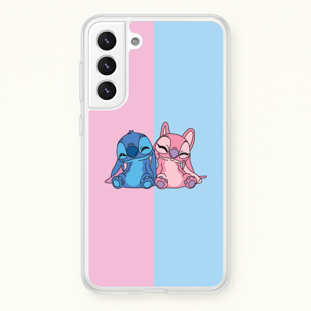 Best Friends - Pink Alien - Angel Stitch Phone Case for Galaxy S21