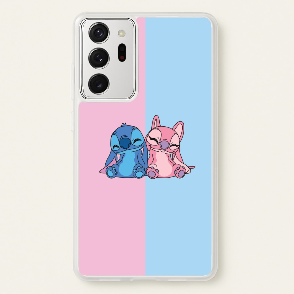 Best Friends - Pink Alien - Angel Stitch Phone Case for Galaxy Note 20 Ultra