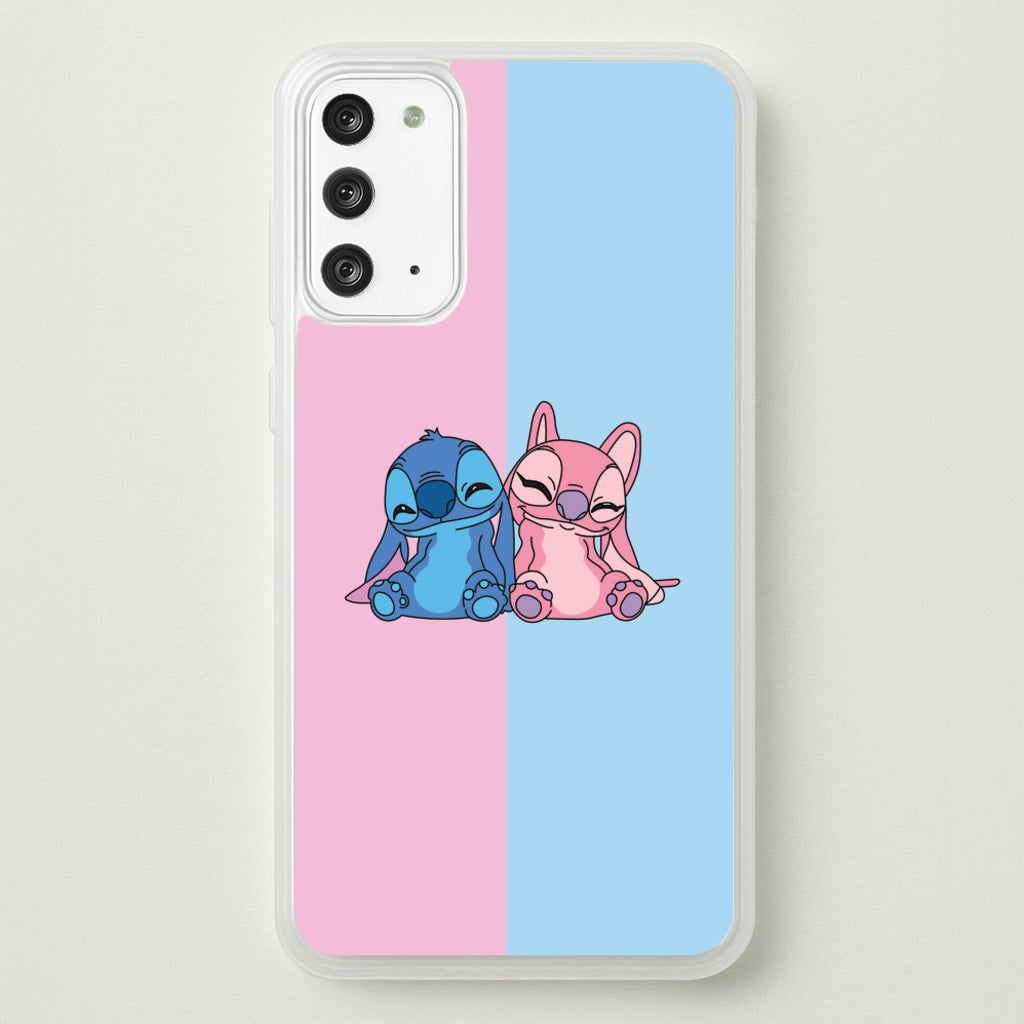 Best Friends - Pink Alien - Angel Stitch Phone Case for Galaxy Note 20
