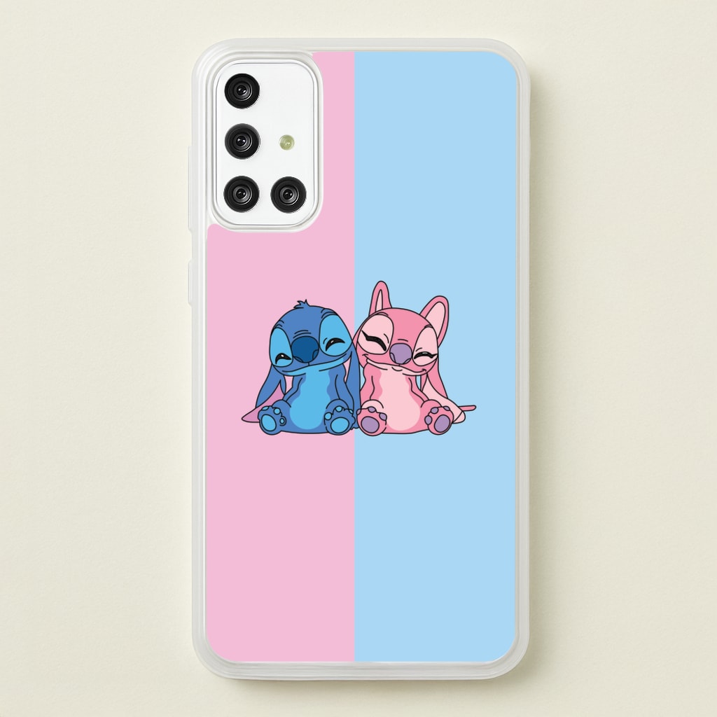 Best Friends - Pink Alien - Angel Stitch Phone Case for Galaxy A71