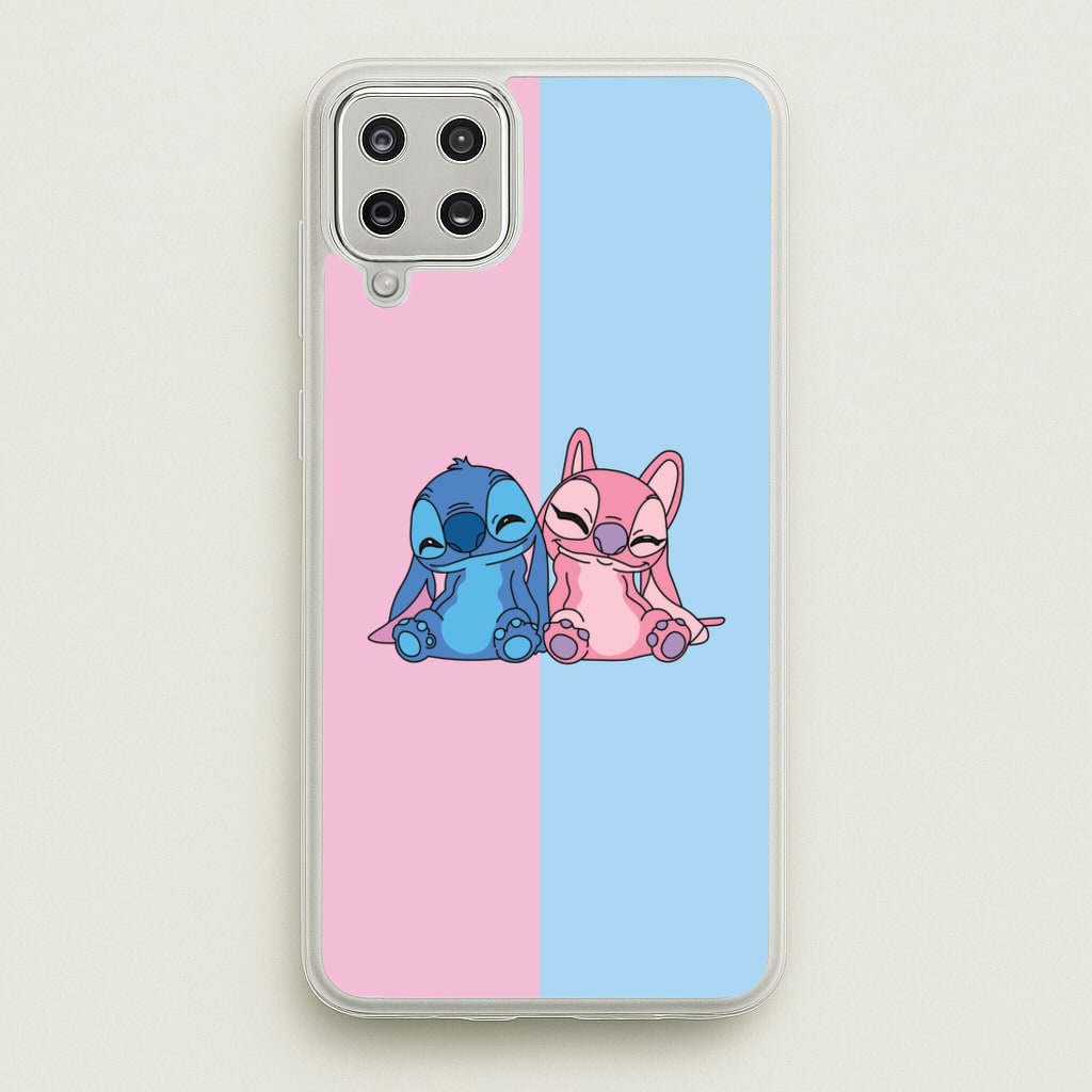 Best Friends - Pink Alien - Angel Stitch Phone Case for Galaxy A12