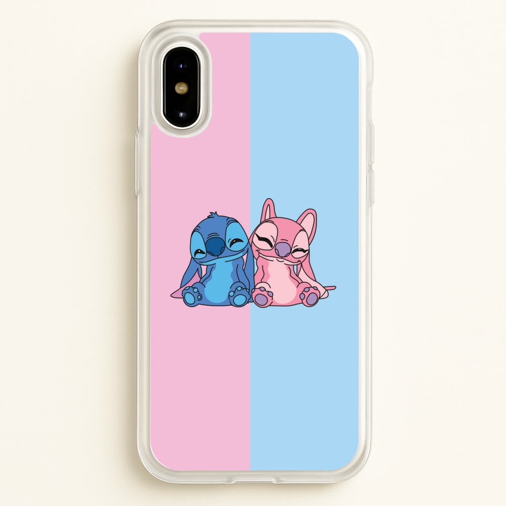 Best Friends - Pink Alien - Angel Stitch Phone Case for iPhone X / XS