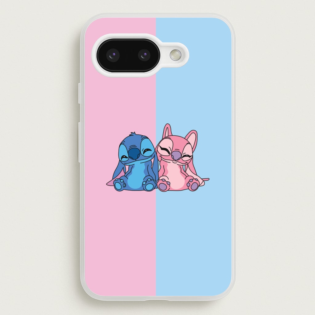 Best Friends - Pink Alien - Angel Stitch Phone Case for Google Pixel 9a