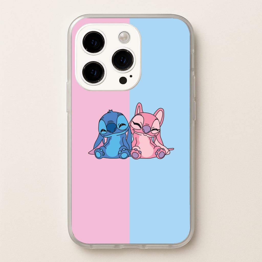 Best Friends - Pink Alien - Angel Stitch Phone Case for iPhone 15 Pro