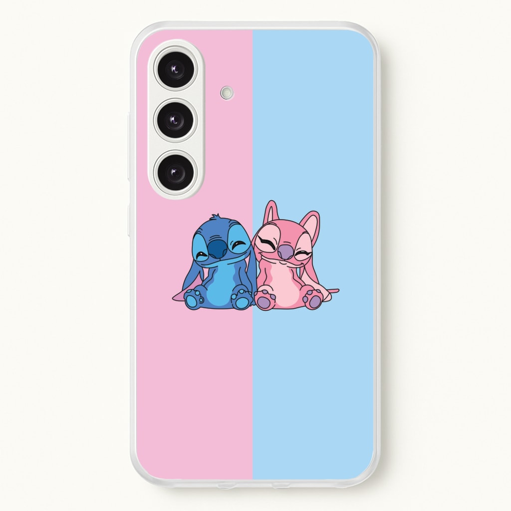 Best Friends - Pink Alien - Angel Stitch Phone Case for Galaxy S25
