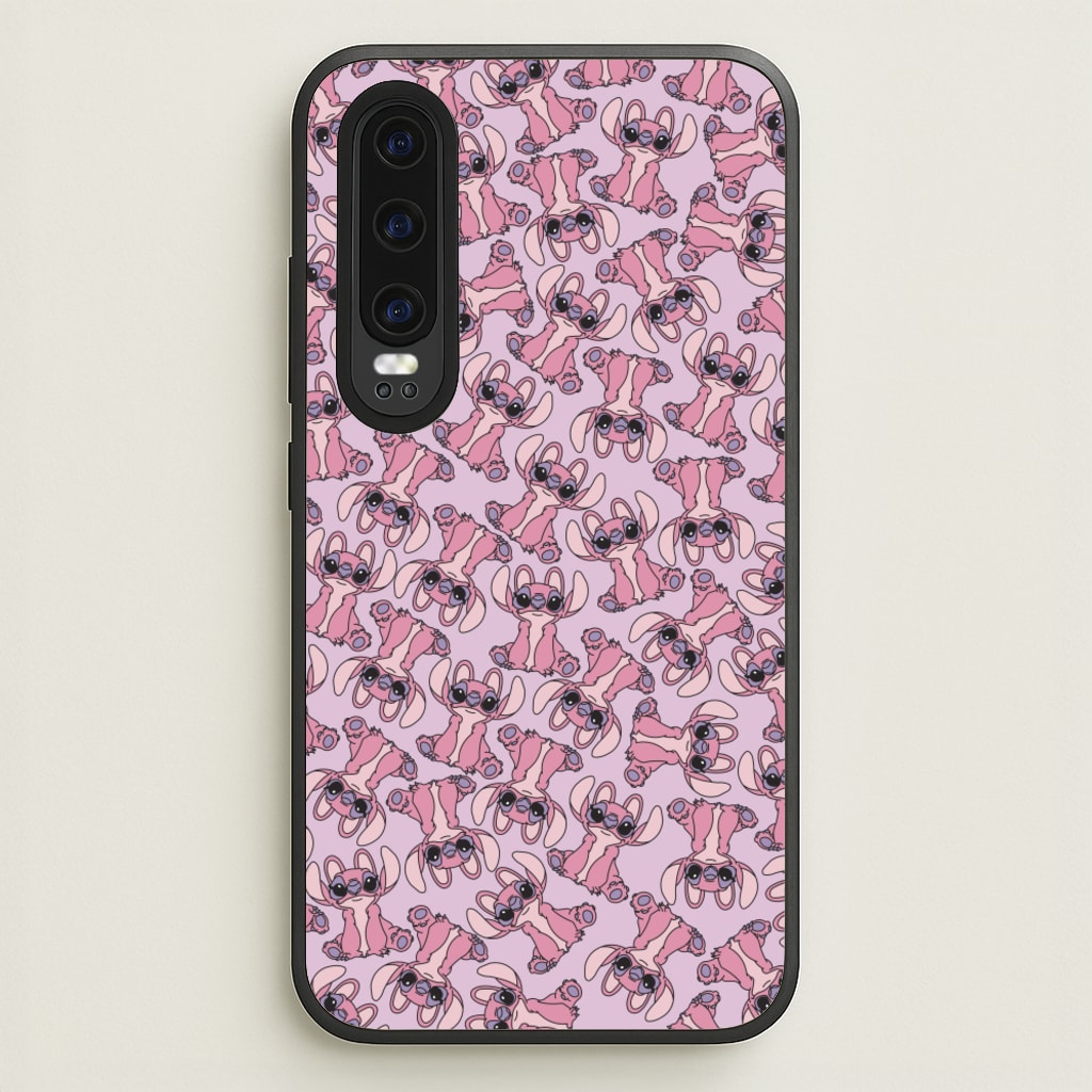 Angel Pink Alien Pattern - Angel Stitch Phone Case for Huawei P30