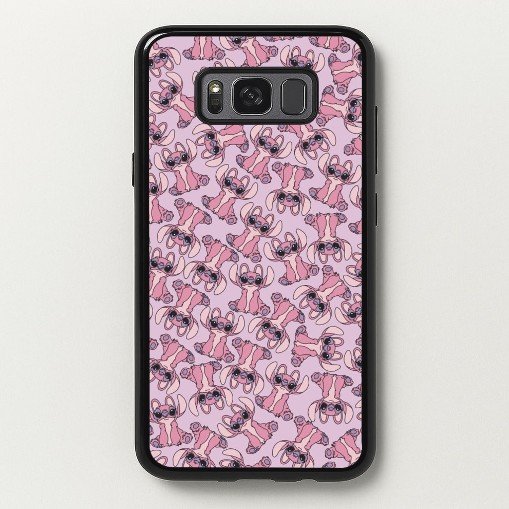 Angel Pink Alien Pattern - Angel Stitch Phone Case for Galaxy S8 Plus