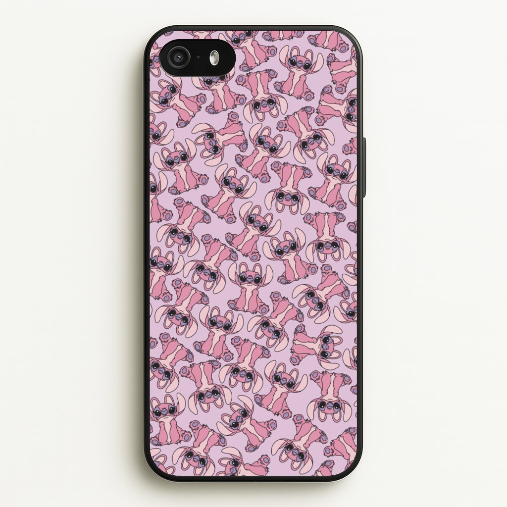 Angel Pink Alien Pattern - Angel Stitch Phone Case for iPhone 5 / 5s / SE 2016