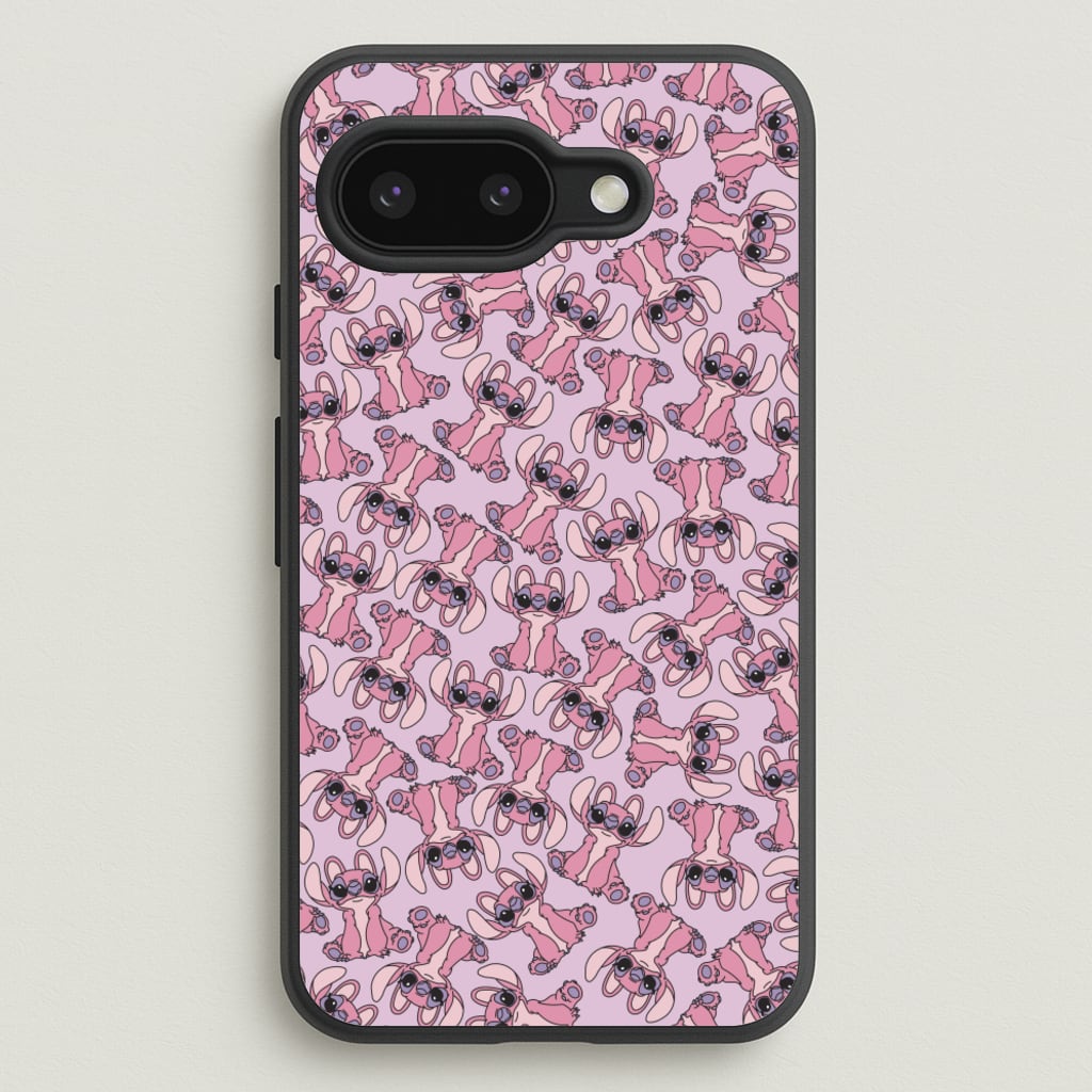 Angel Pink Alien Pattern - Angel Stitch Phone Case for Google Pixel 9a