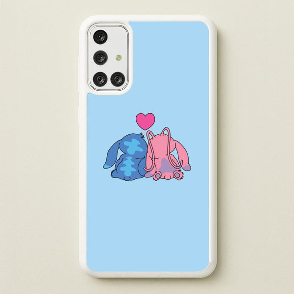 In Love - Pink Alien - Angel Stitch Phone Case for Galaxy A71