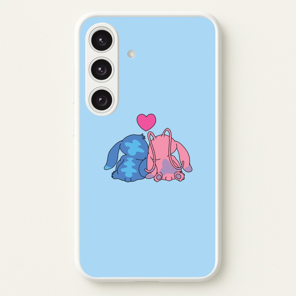 In Love - Pink Alien - Angel Stitch Phone Case for Galaxy S25