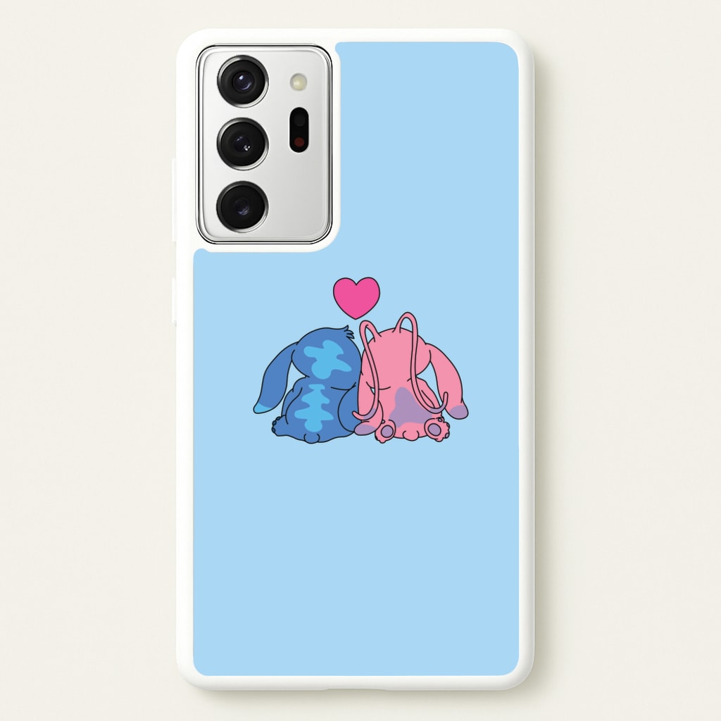 In Love - Pink Alien - Angel Stitch Phone Case for Galaxy Note 20 Ultra