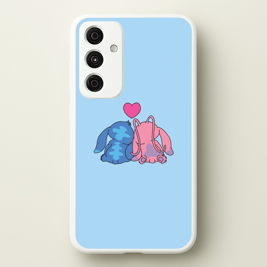 In Love - Pink Alien - Angel Stitch Phone Case for Galaxy A35