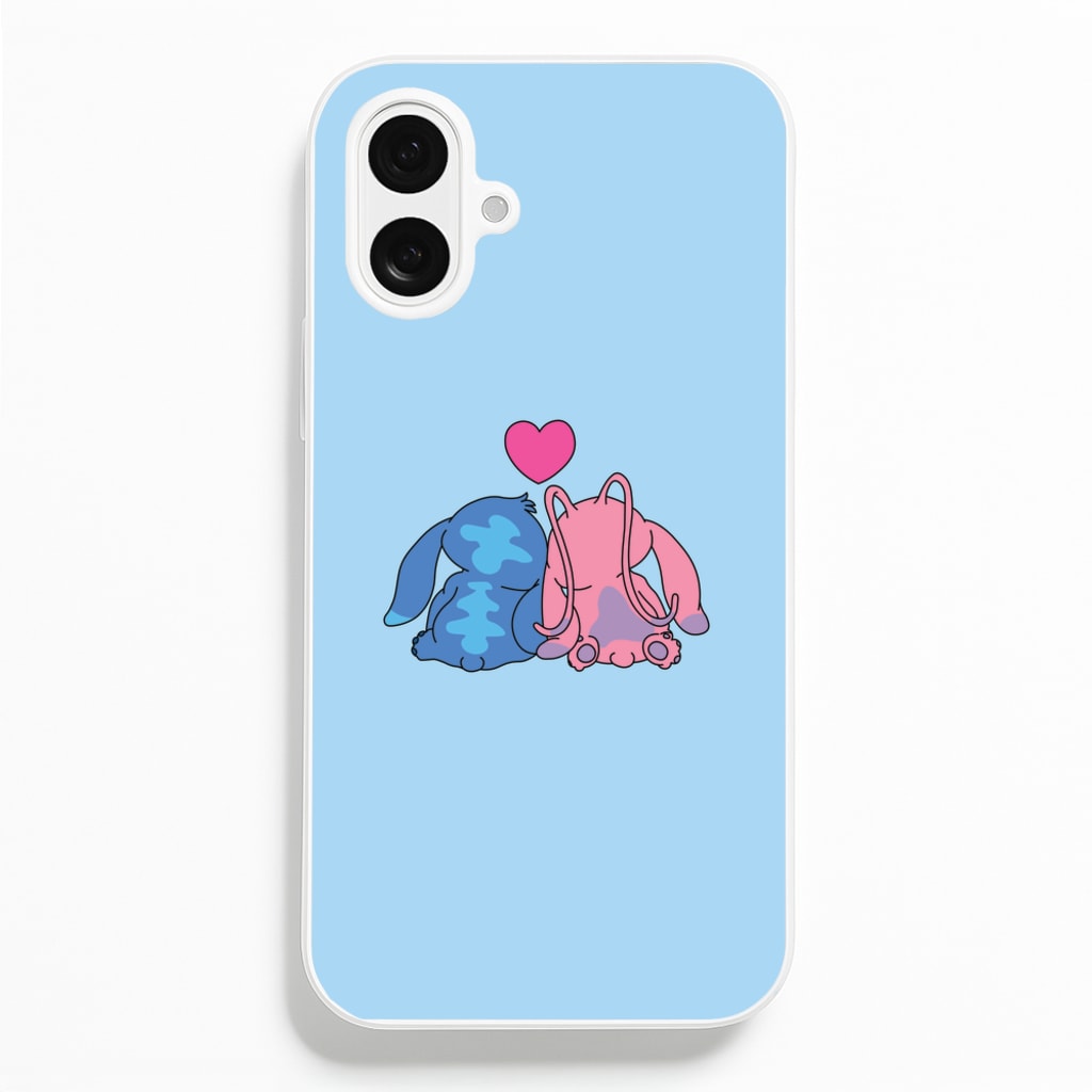 In Love - Pink Alien - Angel Stitch Phone Case for iPhone 16 Plus
