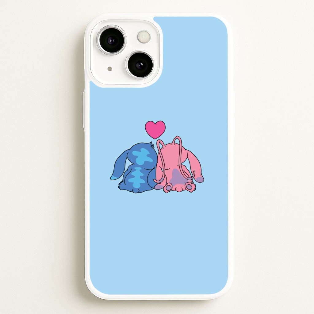 In Love - Pink Alien - Angel Stitch Phone Case for iPhone 13 Mini