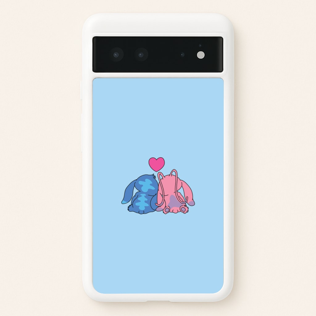 In Love - Pink Alien - Angel Stitch Phone Case for Google Pixel 6