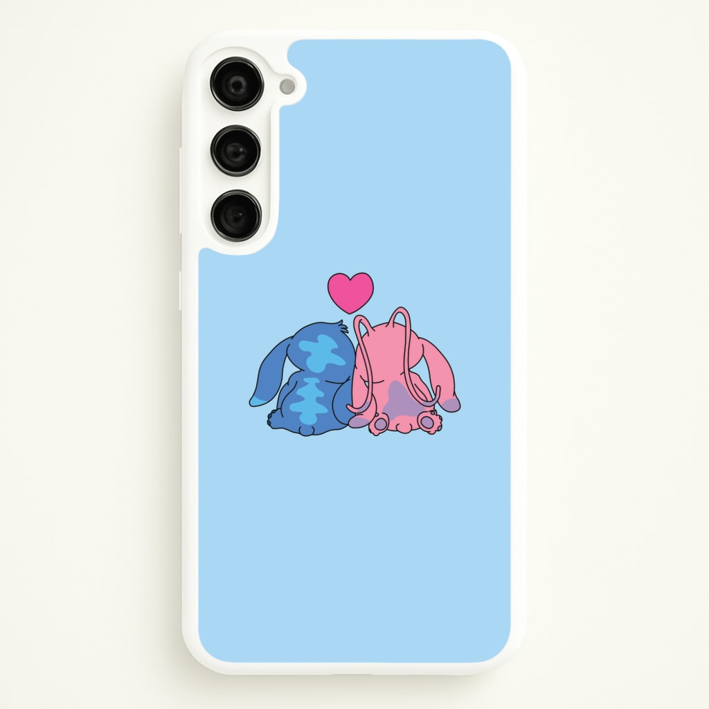 In Love - Pink Alien - Angel Stitch Phone Case for Galaxy S23