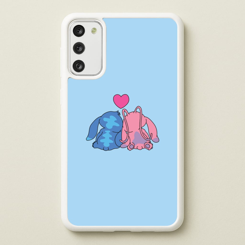 In Love - Pink Alien - Angel Stitch Phone Case for Galaxy A41