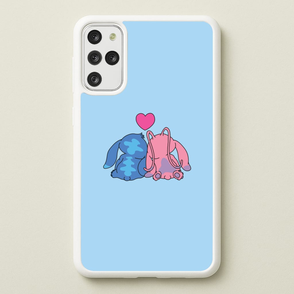 In Love - Pink Alien  - Angel Stitch Phone Case for Galaxy S20 Plus