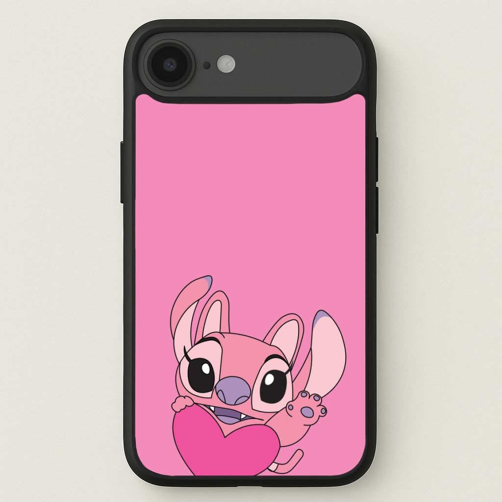 Holding Heart - Pink Alien Phone Case for iPhone 17 Air