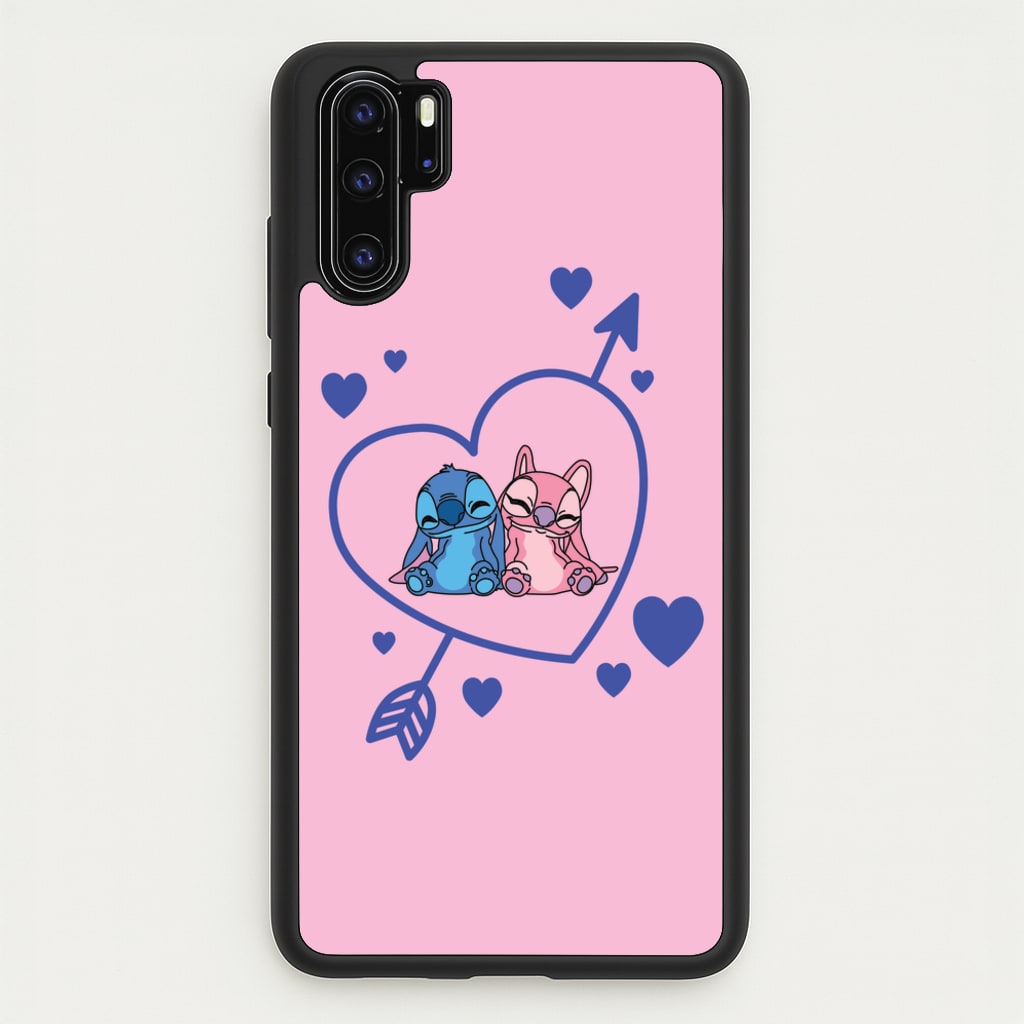 Arrow Heart - Pink Alien - Angel Stitch Phone Case for Huawei P30 Pro