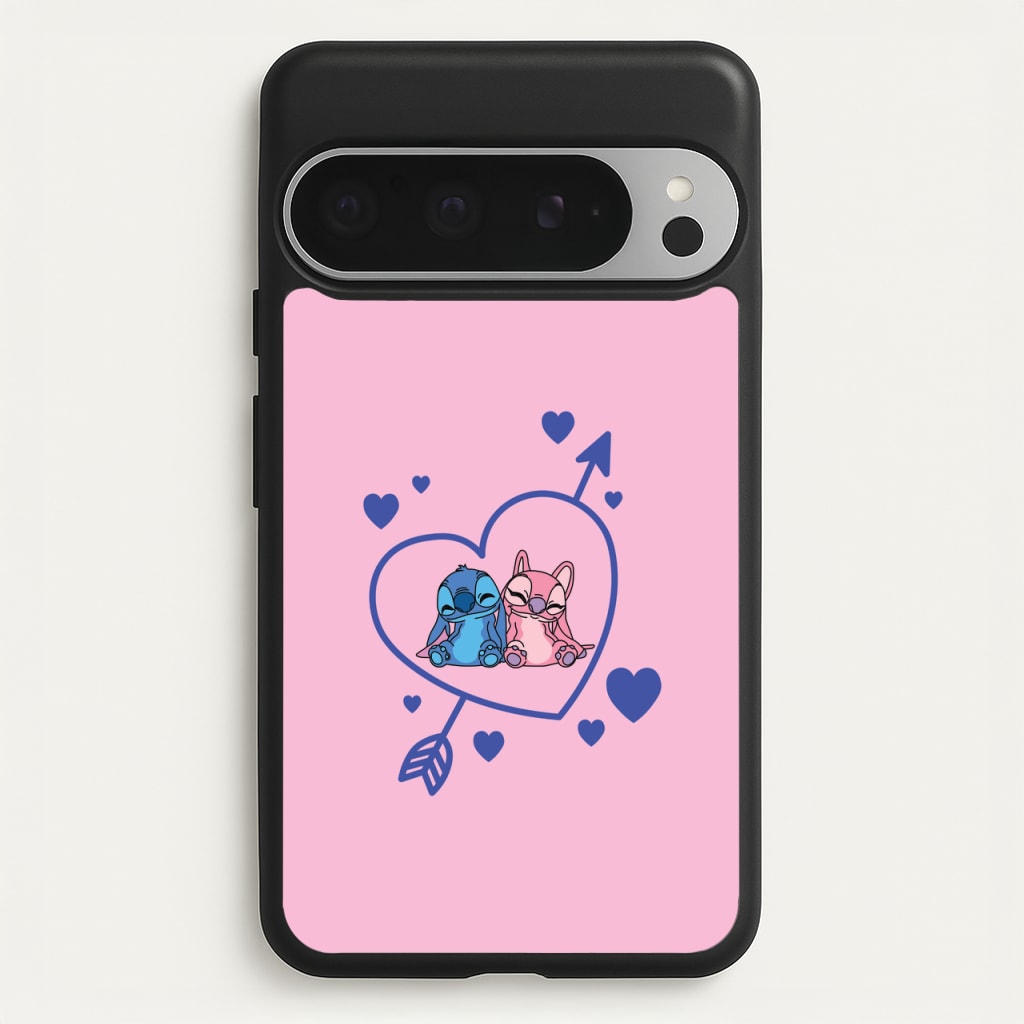Arrow Heart - Pink Alien - Angel Stitch Phone Case for Google Pixel 9 Pro XL