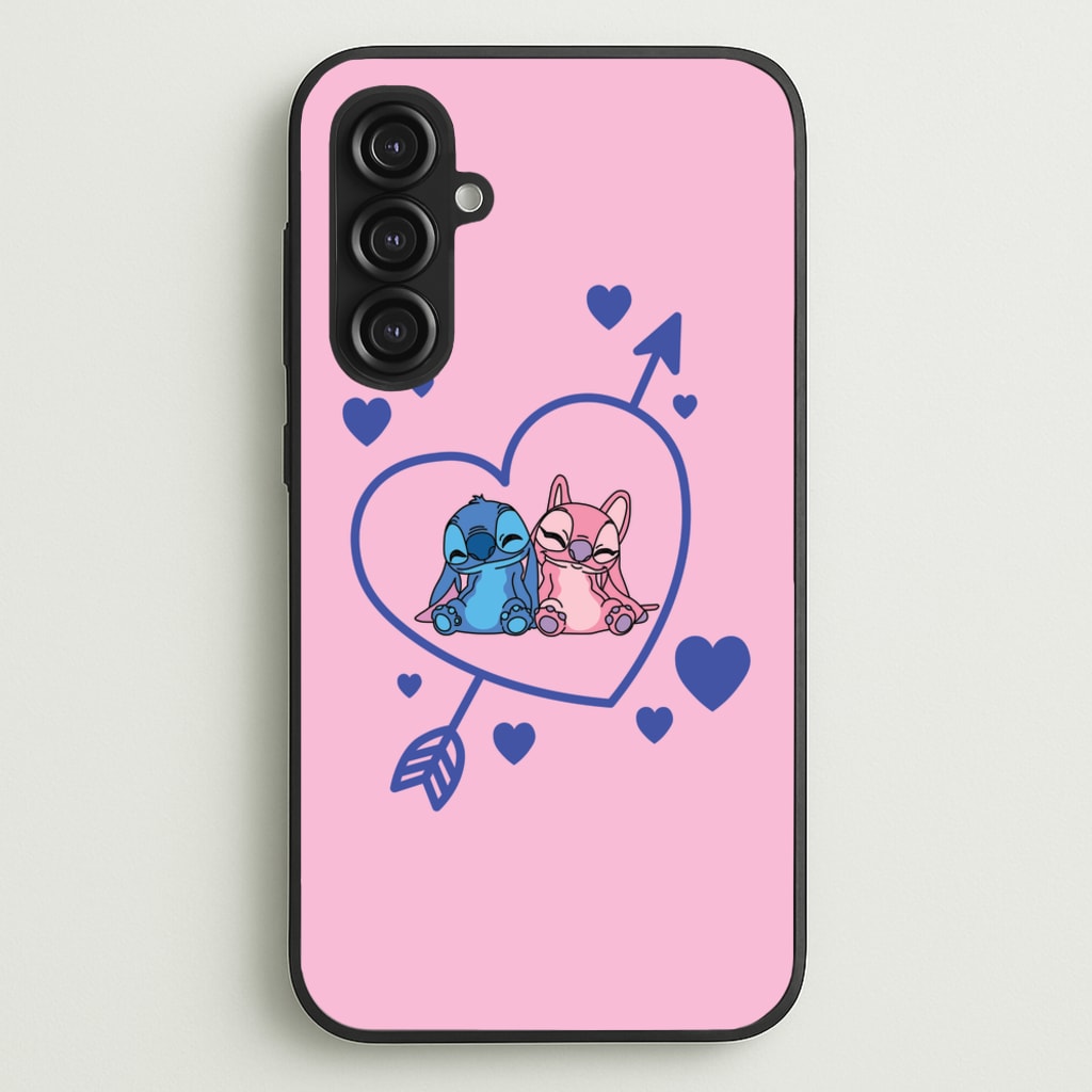 Arrow Heart - Pink Alien - Angel Stitch Phone Case for Galaxy S23FE