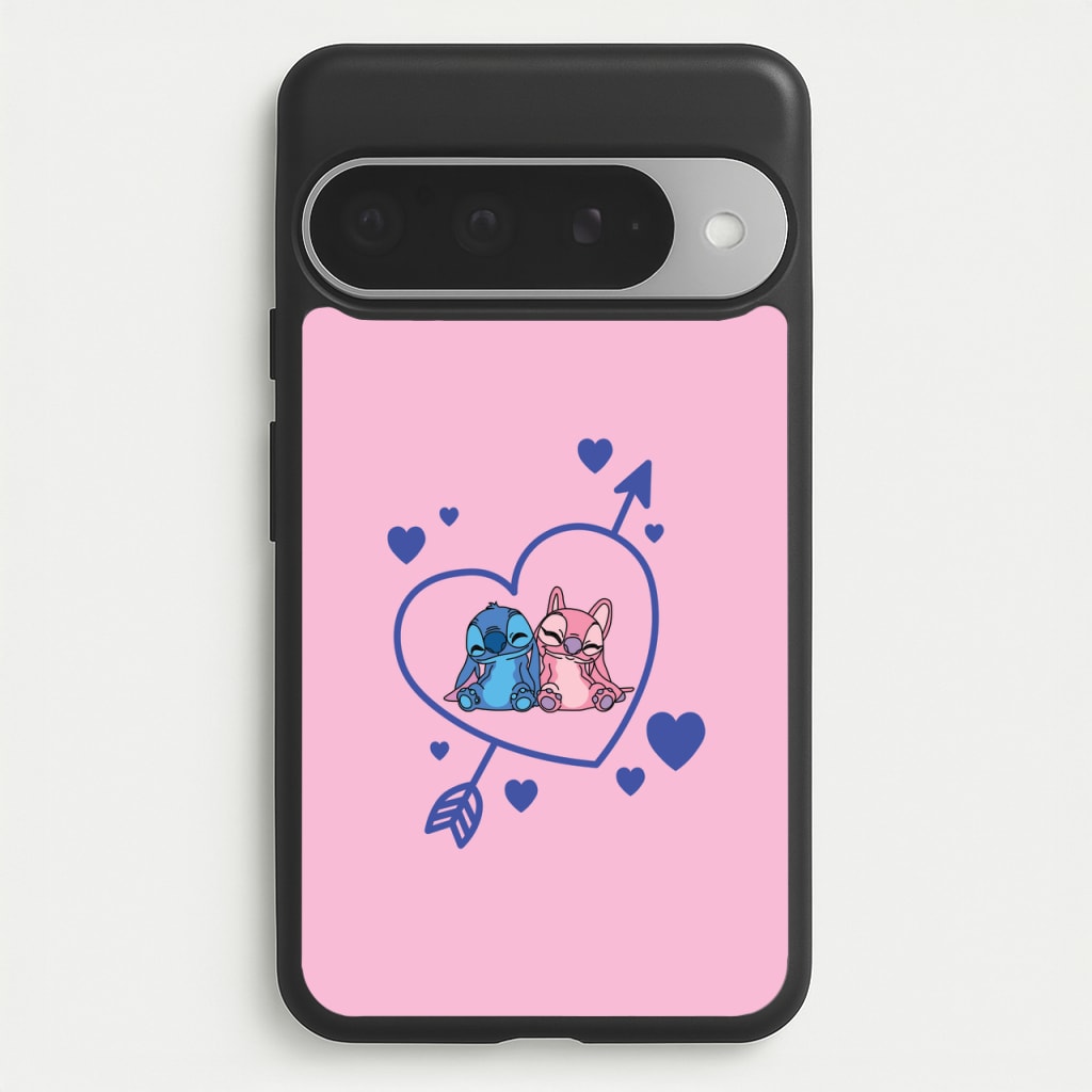 Arrow Heart - Pink Alien Phone Case for Google Pixel 10 Pro XL
