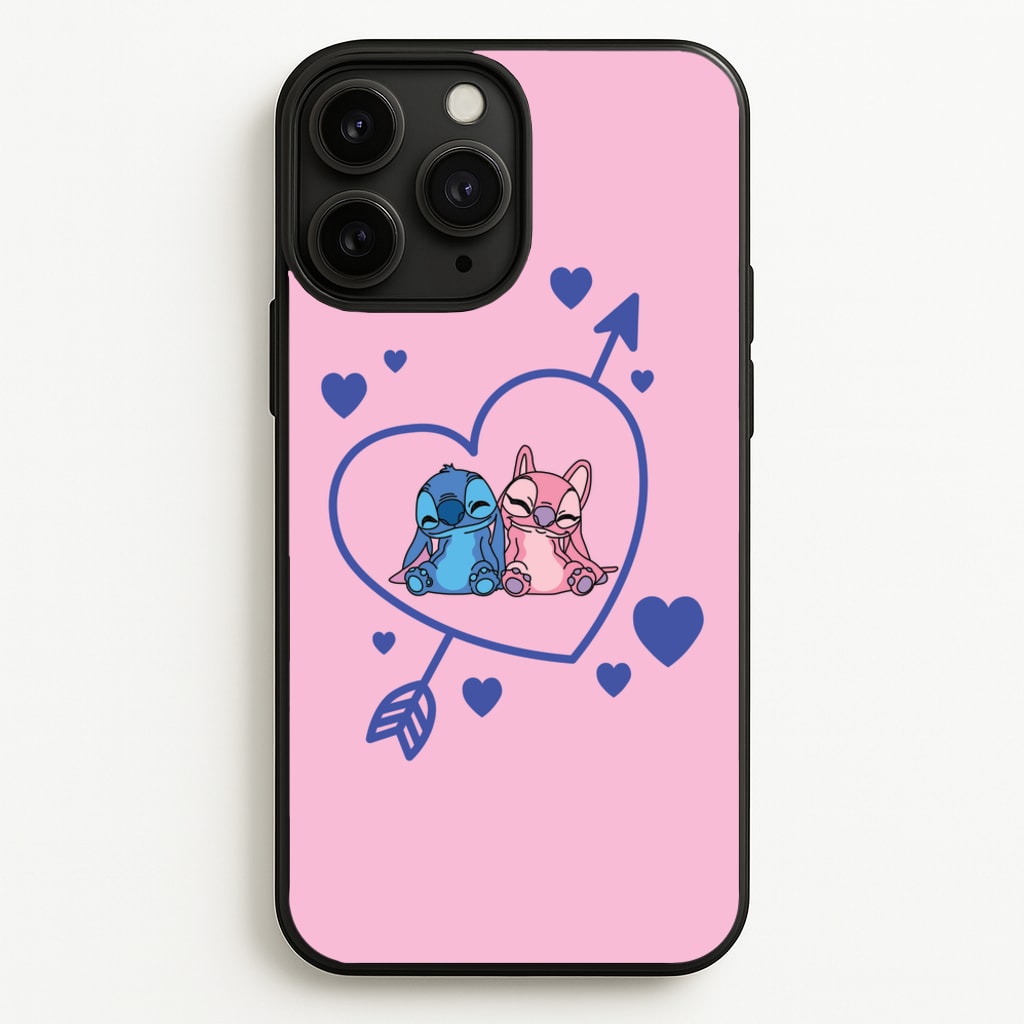 Arrow Heart - Pink Alien - Angel Stitch Phone Case for iPhone 11 Pro