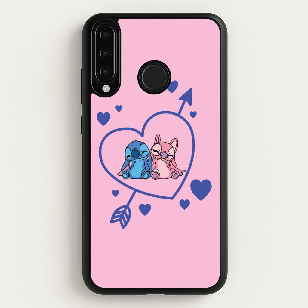 Arrow Heart - Pink Alien - Angel Stitch Phone Case for Huawei P30 Lite