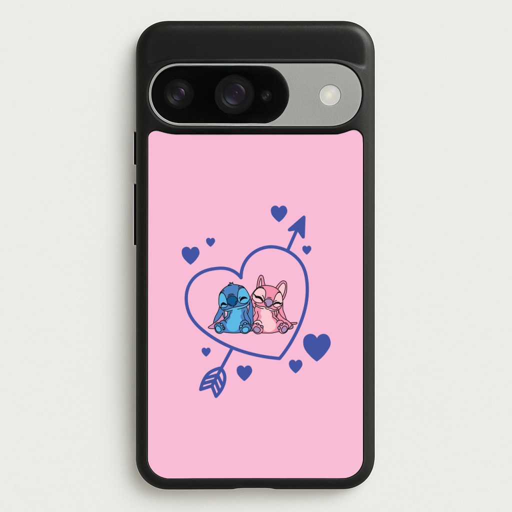 Arrow Heart - Pink Alien Phone Case for Google Pixel 10 / 10 Pro