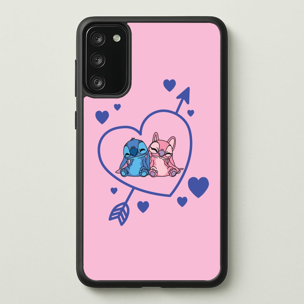 Arrow Heart - Pink Alien - Angel Stitch Phone Case for Galaxy A41