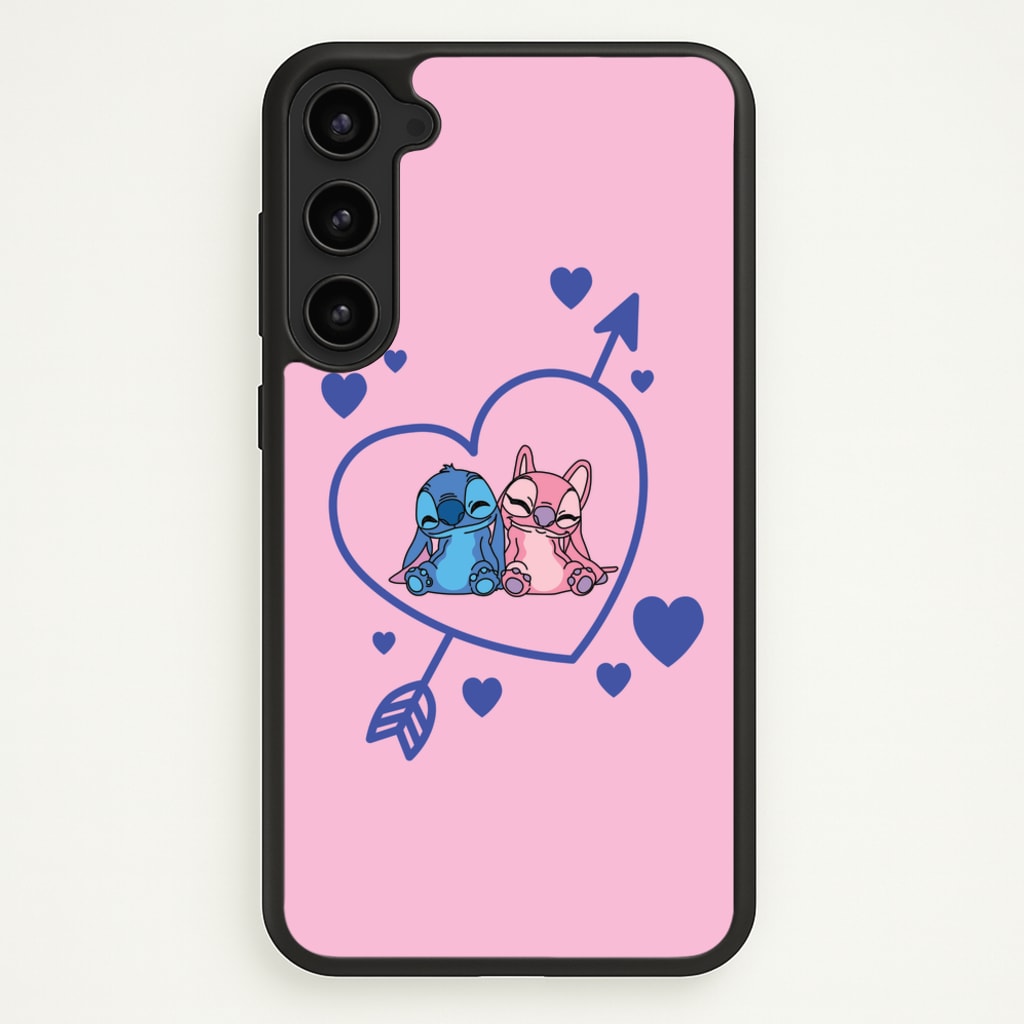 Arrow Heart - Pink Alien - Angel Stitch Phone Case for Galaxy S23 Plus