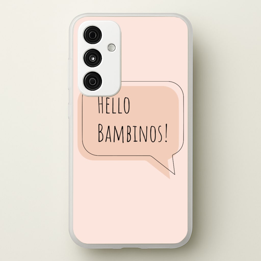 Hello Bambinos - FND - Friday Night Dinner Phone Case for Galaxy A55