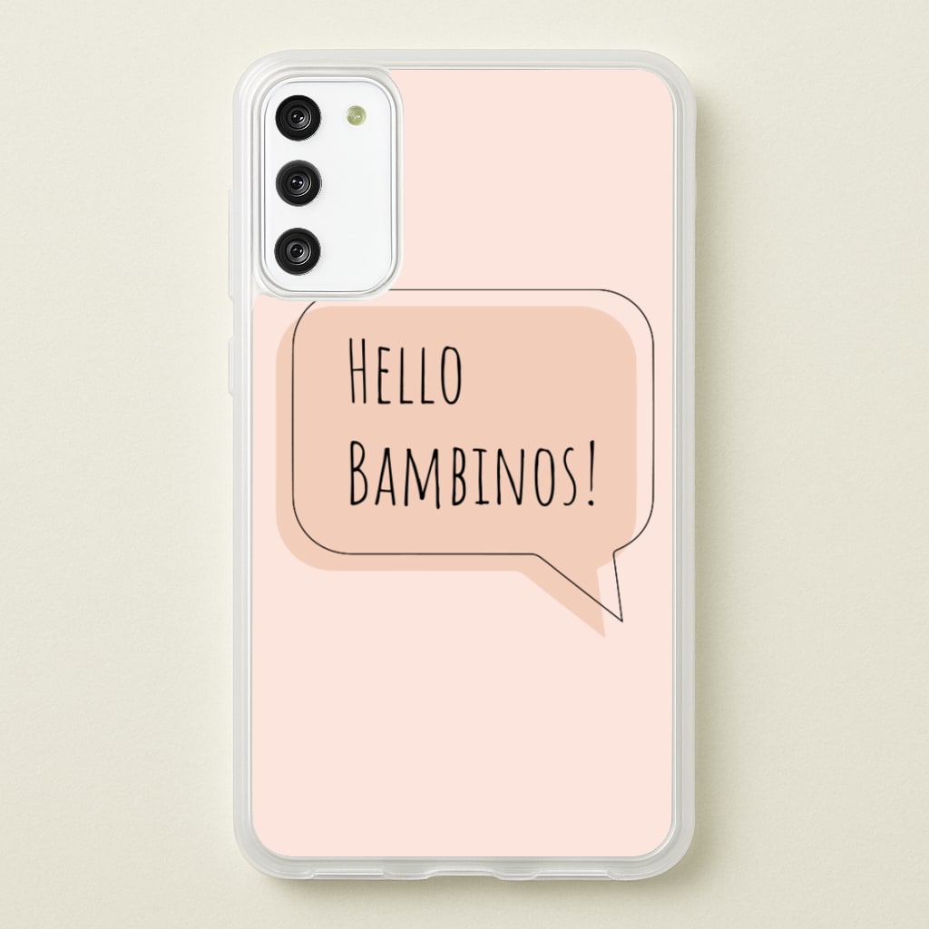 Hello Bambinos - FND - Friday Night Dinner Phone Case for Galaxy S20FE