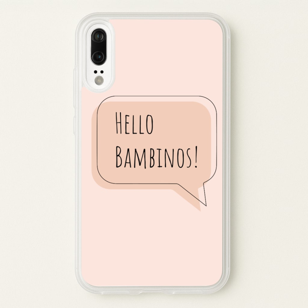 Hello Bambinos - FND - Friday Night Dinner Phone Case for Huawei P20