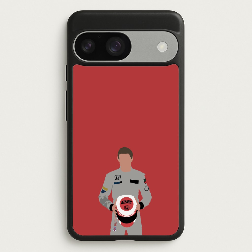 Button - F1 - F1 Phone Case for Google Pixel 9 / 9 Pro