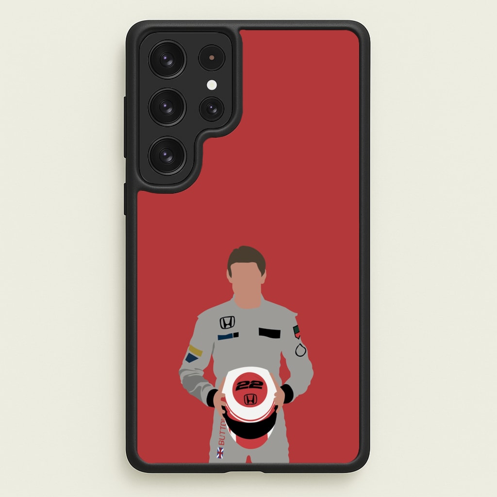 Button - F1 - F1 Phone Case for Galaxy S22 Ultra