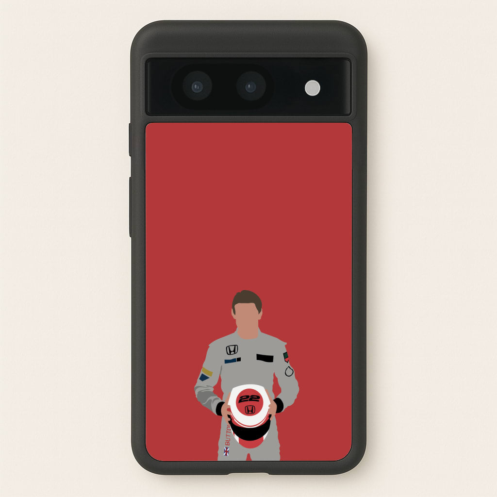 Button - F1 - F1 Phone Case for Google Pixel 8a