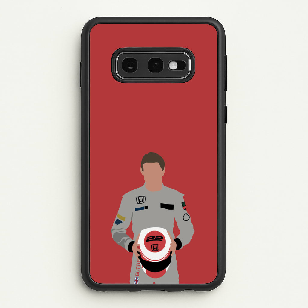 Button - F1 - F1 Phone Case for Galaxy S10e