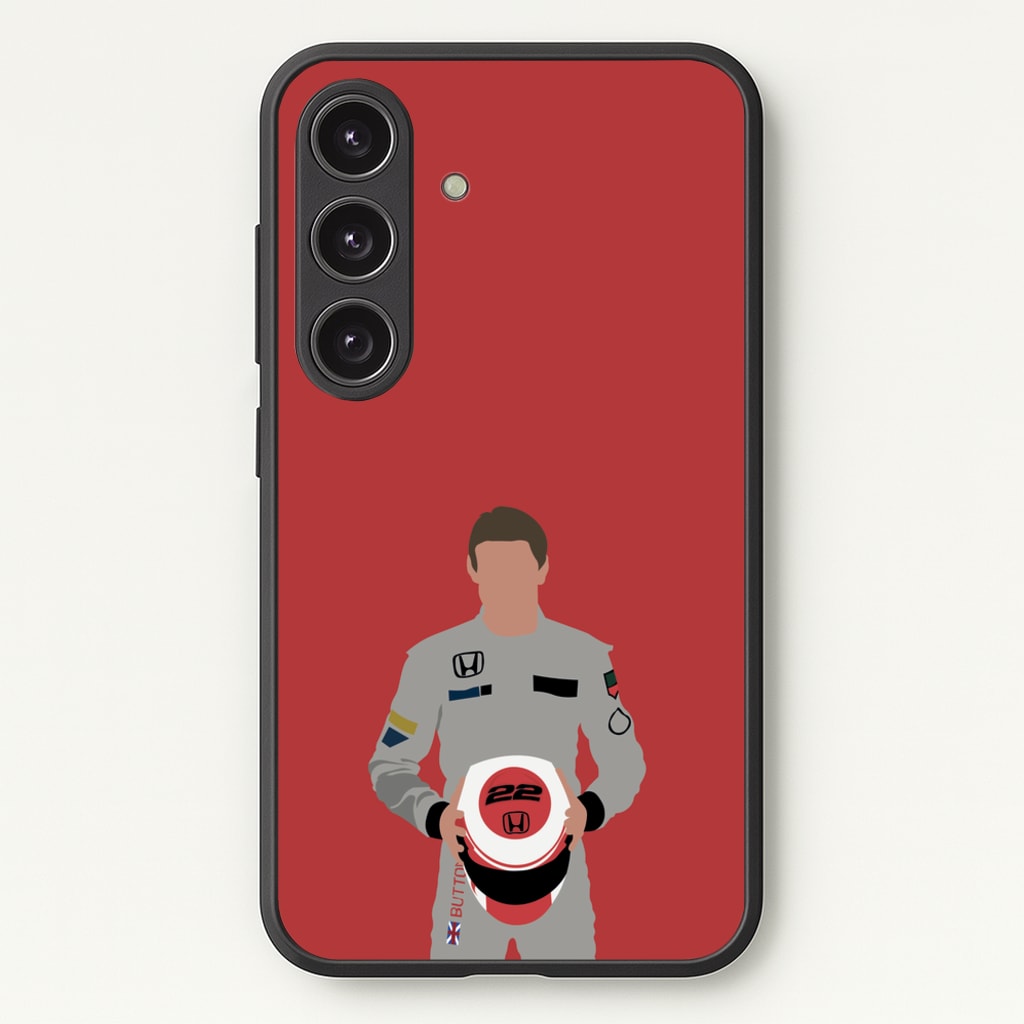 Button - F1 - F1 Phone Case for Galaxy S24