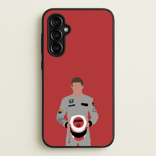 Button - F1 - F1 Phone Case for Galaxy A54