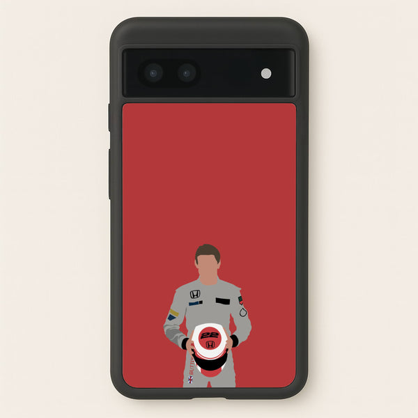 Button - F1 - F1 Phone Case for Google Pixel 7a