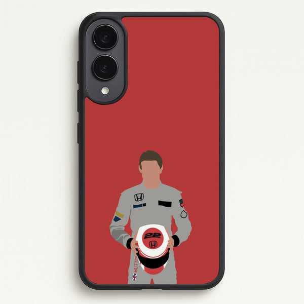Button - F1 - F1 Phone Case for Galaxy S25 Edge